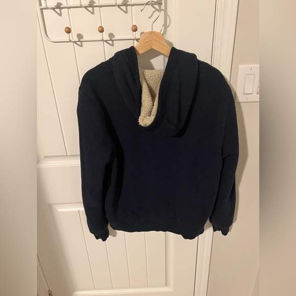 Vintage Tommy Hilfiger Sherpa Lined Zip Up | Size: Medium | Colour: Blue - Picture 4 of 4